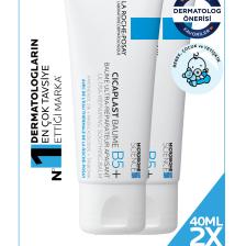 Cicaplast Baume B5 Onarıcı ve Yatıştırıcı Bakım Kremi 40ml X2