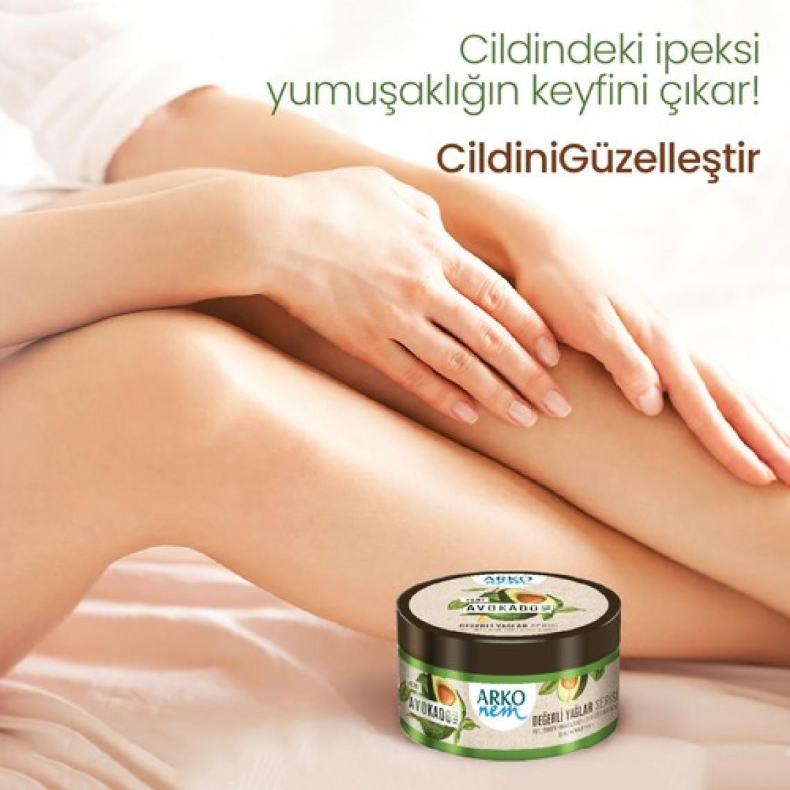 Arko Nem Değerli Yağlar Avokado Yağlı Nemlendirici Krem 250 ml & 60 ml