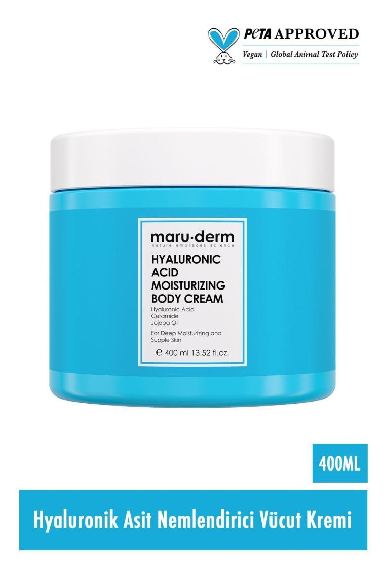 Maru.derm Hyaluronik Asit Nemlendirici Vücut Kremi 400 ml