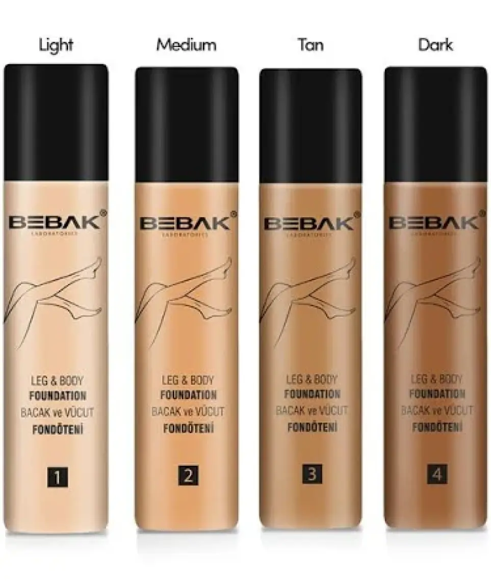 Bebak Bacak Fondöteni Light Açık 1 Numara 75 ml
