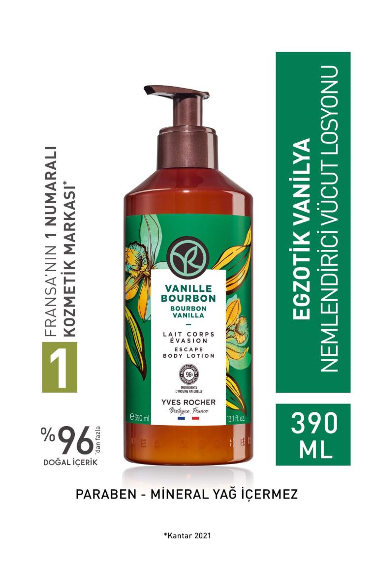 Yves Rocher Organik Vanilya Vücut Sütü 390 ml