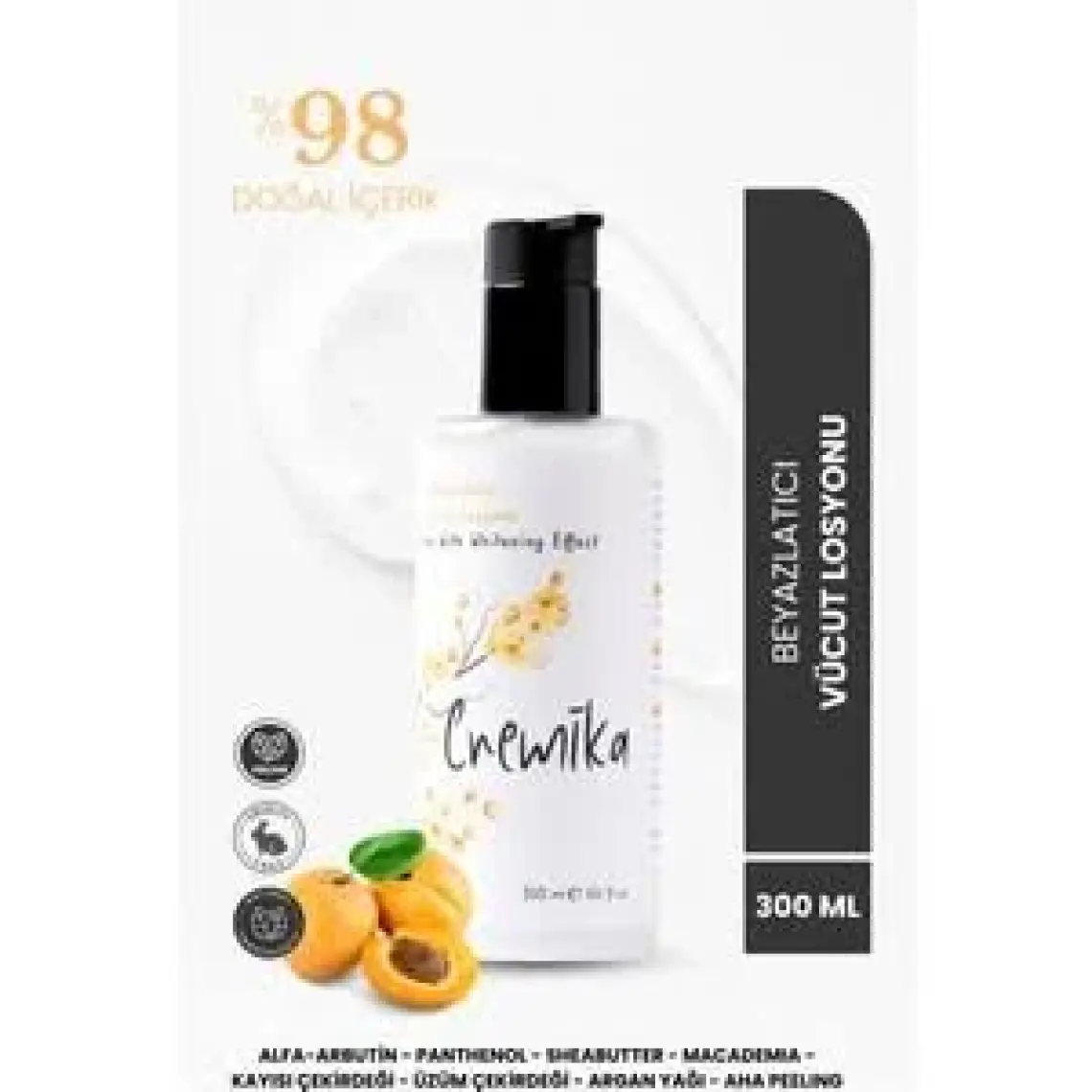 Cremika Beyazlatıcı Vücut Losyonu