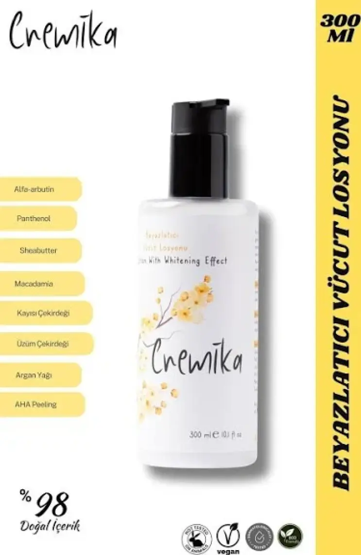 Cremika Beyazlatıcı Vücut Losyonu