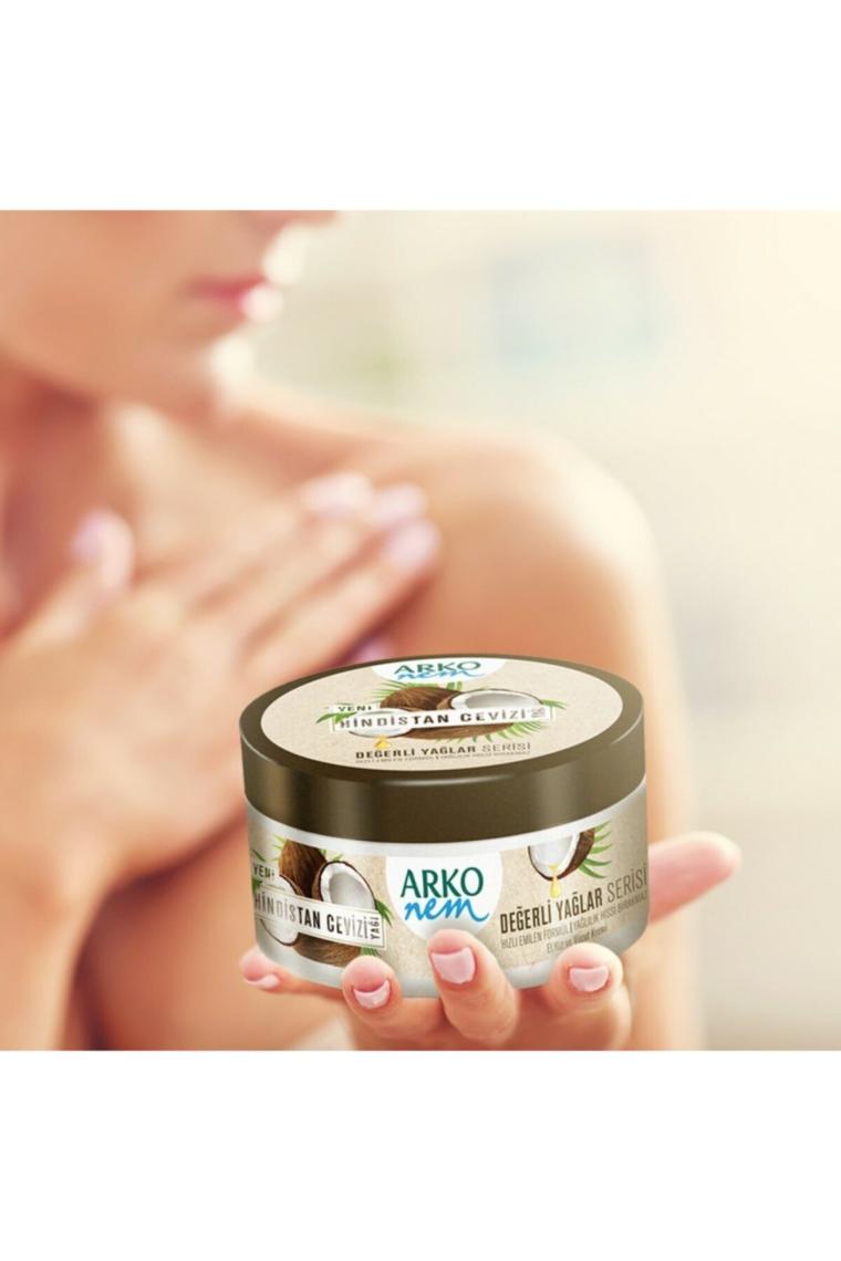 Arko Nem Değerli Yağlar Hindistan Cevizi Yağı 250 ml Nemlendirici Krem