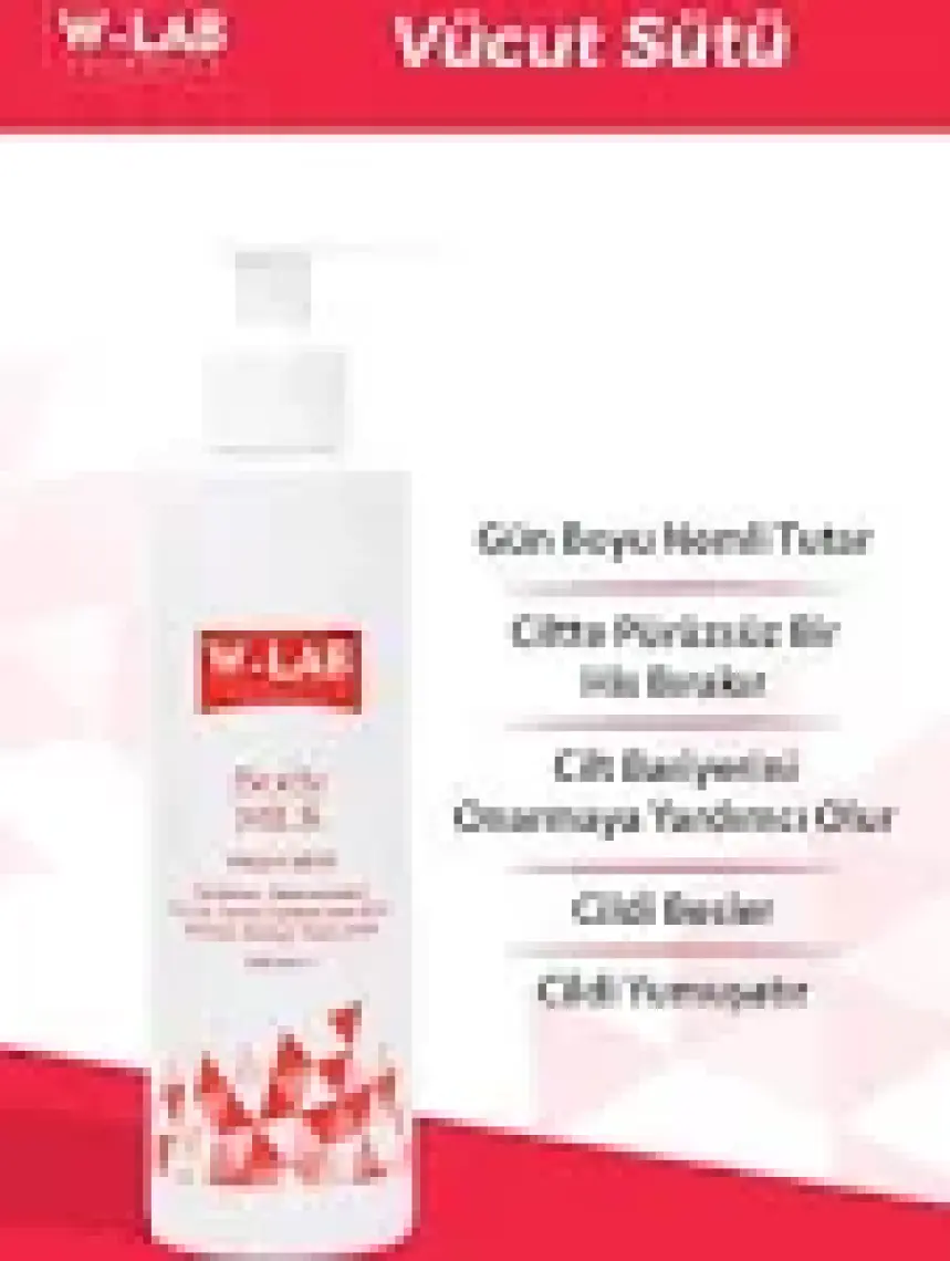 W-Lab Kozmetik Body Milk Vücut Sütü 200 Ml