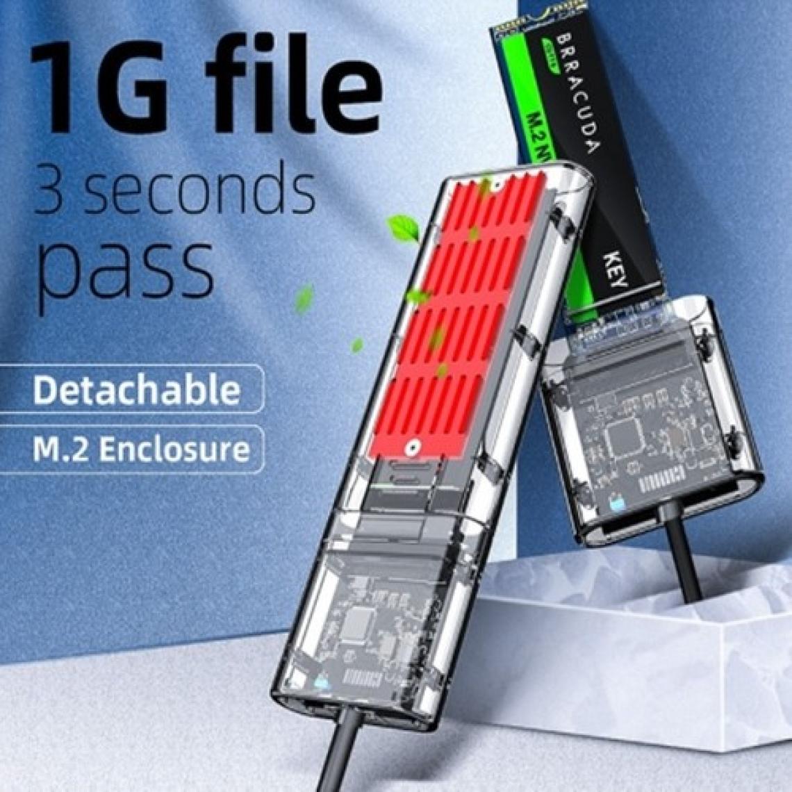 Ally M.2 Sata USB 3.0 Gen1 SSD Harddisk Kutusu M.2 Ngff- JMS578 Kapaklı AL-34091