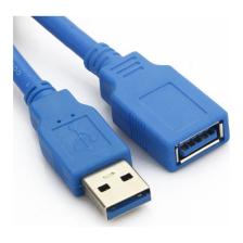 Alfais 4626 Usb 3.0 Dişi Erkek Uzatma Uzatıcı Ara Kablosu 1 Metre