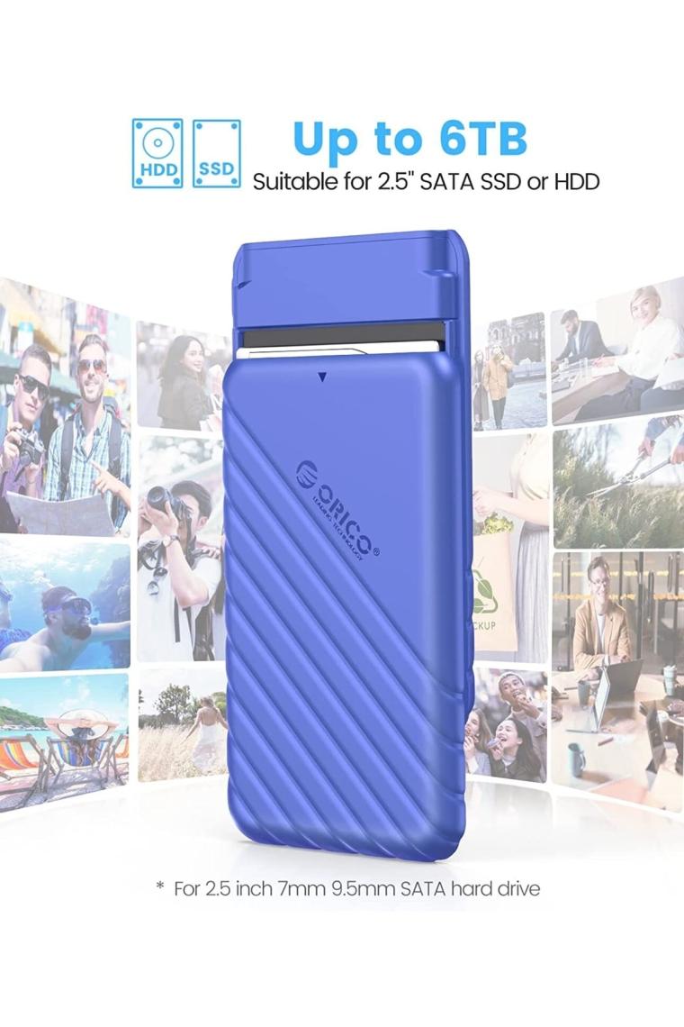 Orico Usb3.0 2.5 Inç 6tb HDD SSD Harici Slim Harddisk Kutusu, 25PW1-U3
