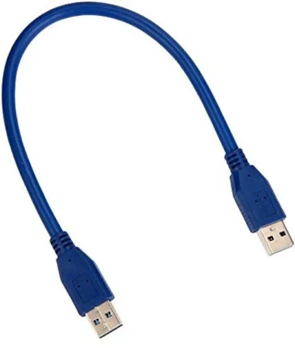 Alfais 4955 USB 3.0 Erkek Erkek 30 cm HDD Harddisk Bağlantu Uzatma Kablosu 0.3m