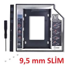 Harddisk Kutusu 9.5mm Slim Kızak Caddy Laptop Dvd To Ssd Hdd Sata 4716