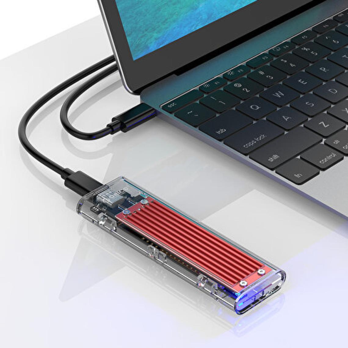 Orico Type-C Nvme M.2 SSD HDD Harddisk Kutusu, Kırmızı, Tcm2-C3