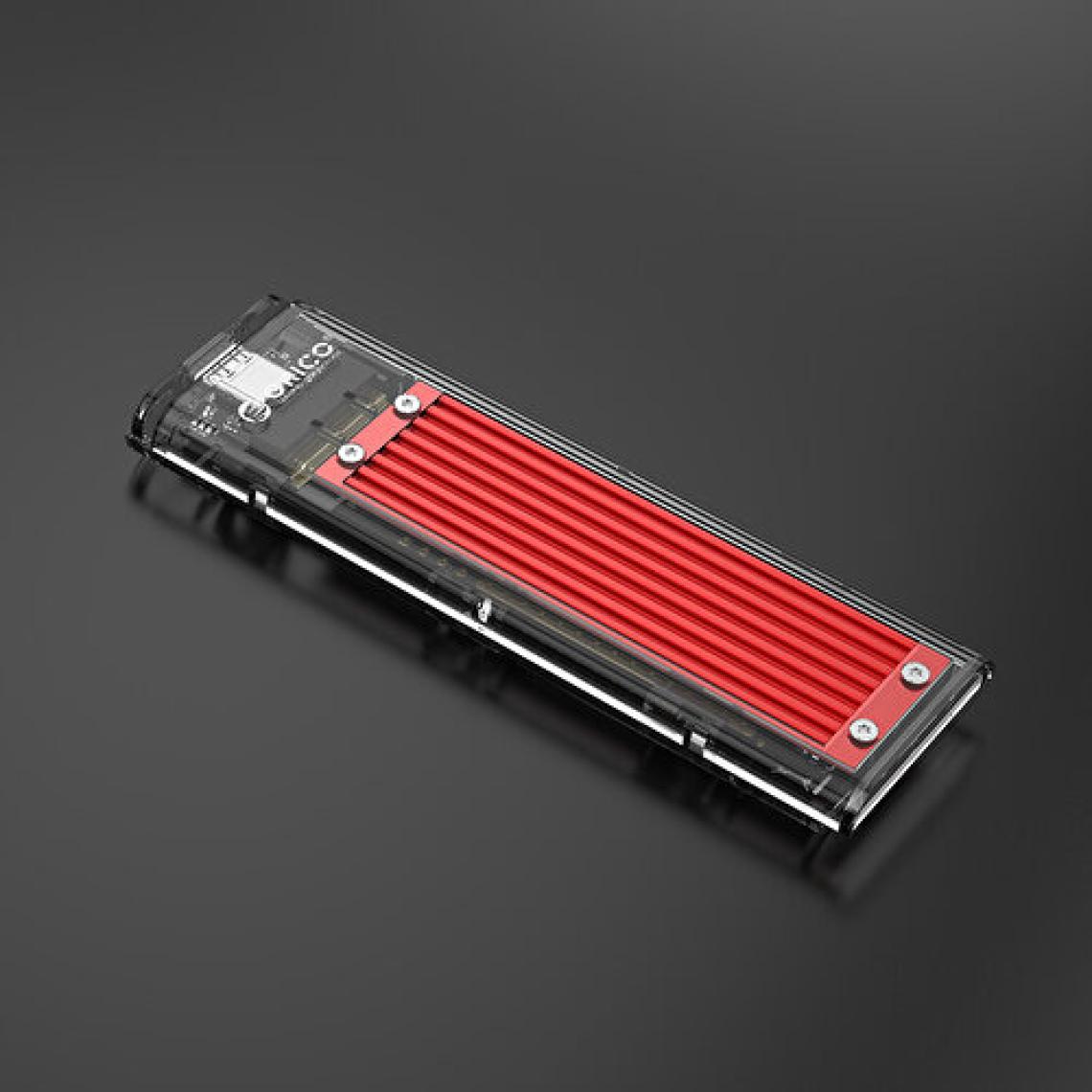 Orico Type-C Nvme M.2 SSD HDD Harddisk Kutusu, Kırmızı, Tcm2-C3