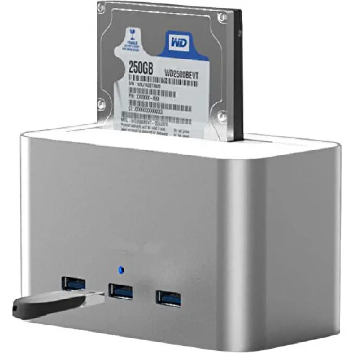 Codegen Alüminyum Usb3.0 3.5"-2.5" HDD Sata 3 Port USB Hub Dock Istasyonu