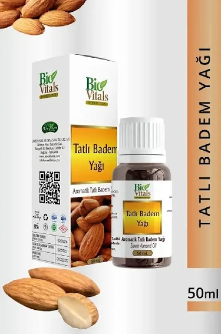 Bio Vitals Tatlı Badem Yağı 50ML