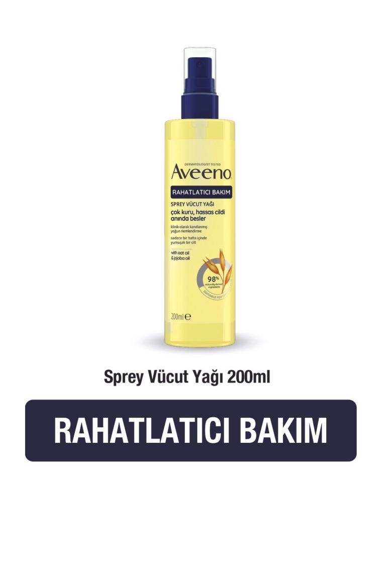 Aveeno Skin Relief Cilt Rahatlatıcı Vücut Yağı Spreyi 200 ml