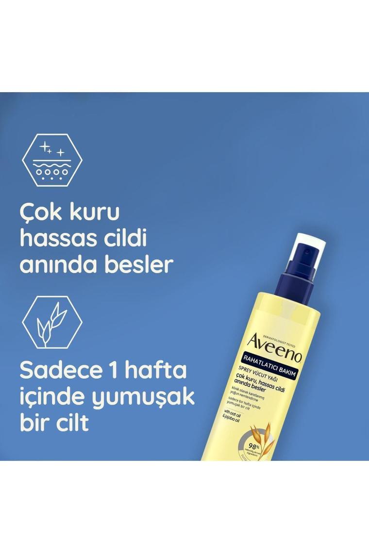 Aveeno Skin Relief Cilt Rahatlatıcı Vücut Yağı Spreyi 200 ml