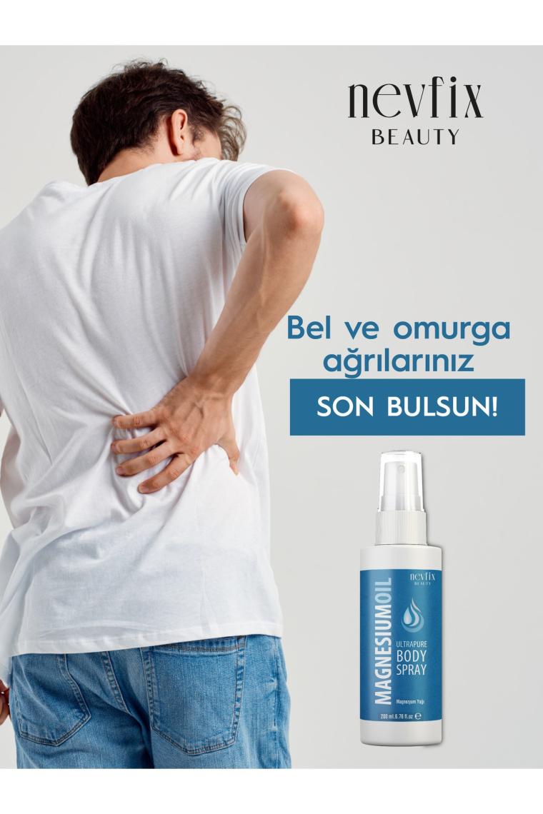 Nevfix Beauty Magnezyum Yağı 200 ml Made In Türkiye