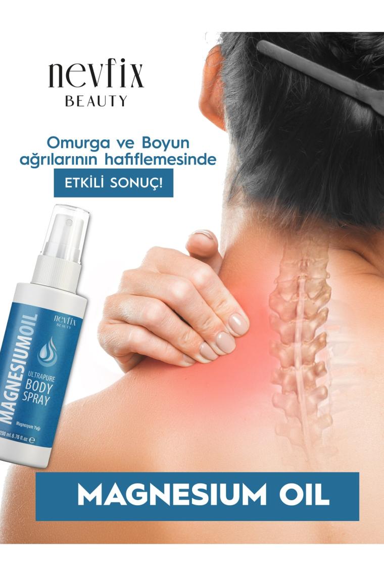 Nevfix Beauty Magnezyum Yağı 200 ml Made In Türkiye