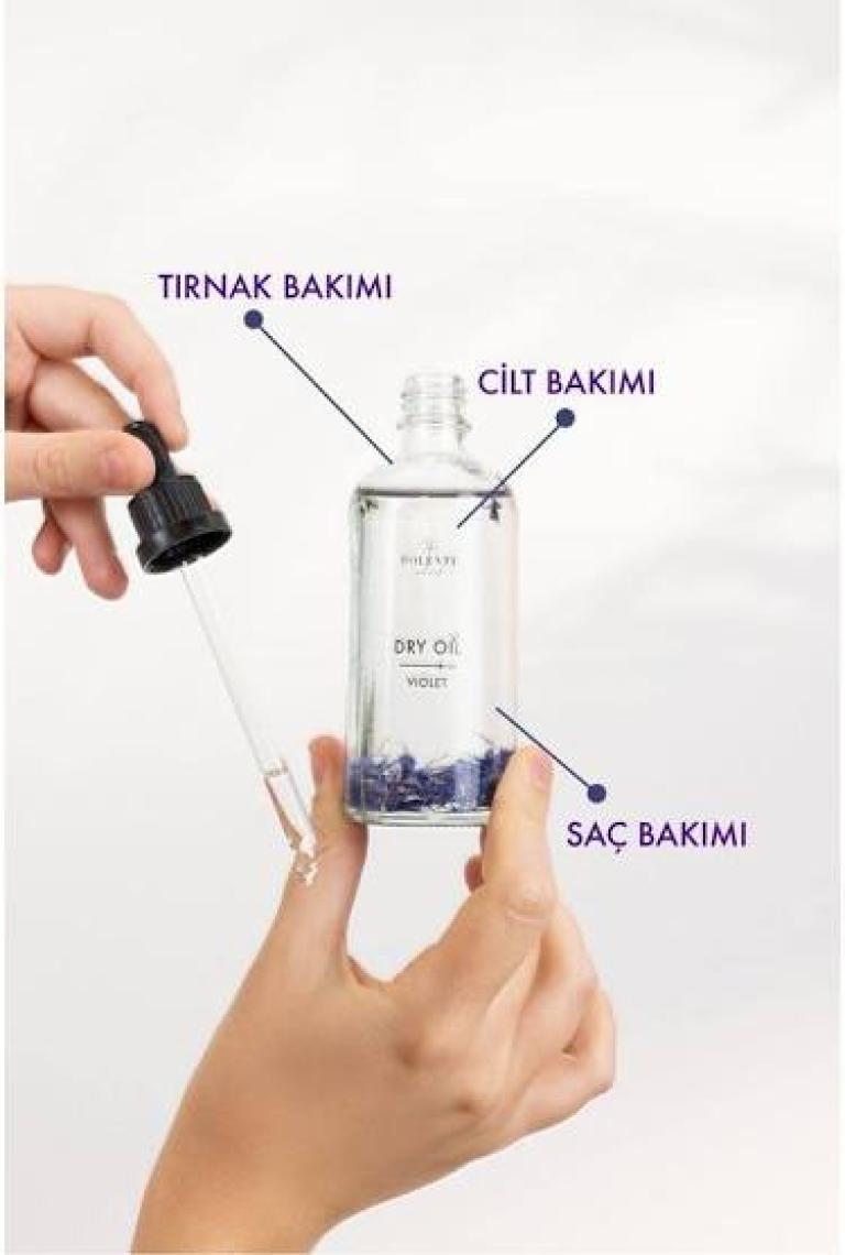 Polente Natural Violet Dry Oil 100 ml - Çok Amaçlı Kuru Yağ