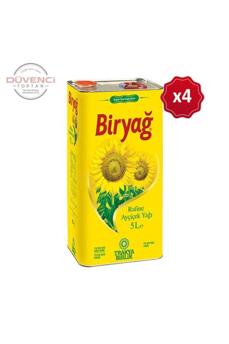 Trakyabirlik Ayçiçek Yağı 5 Lt X 4 Adet