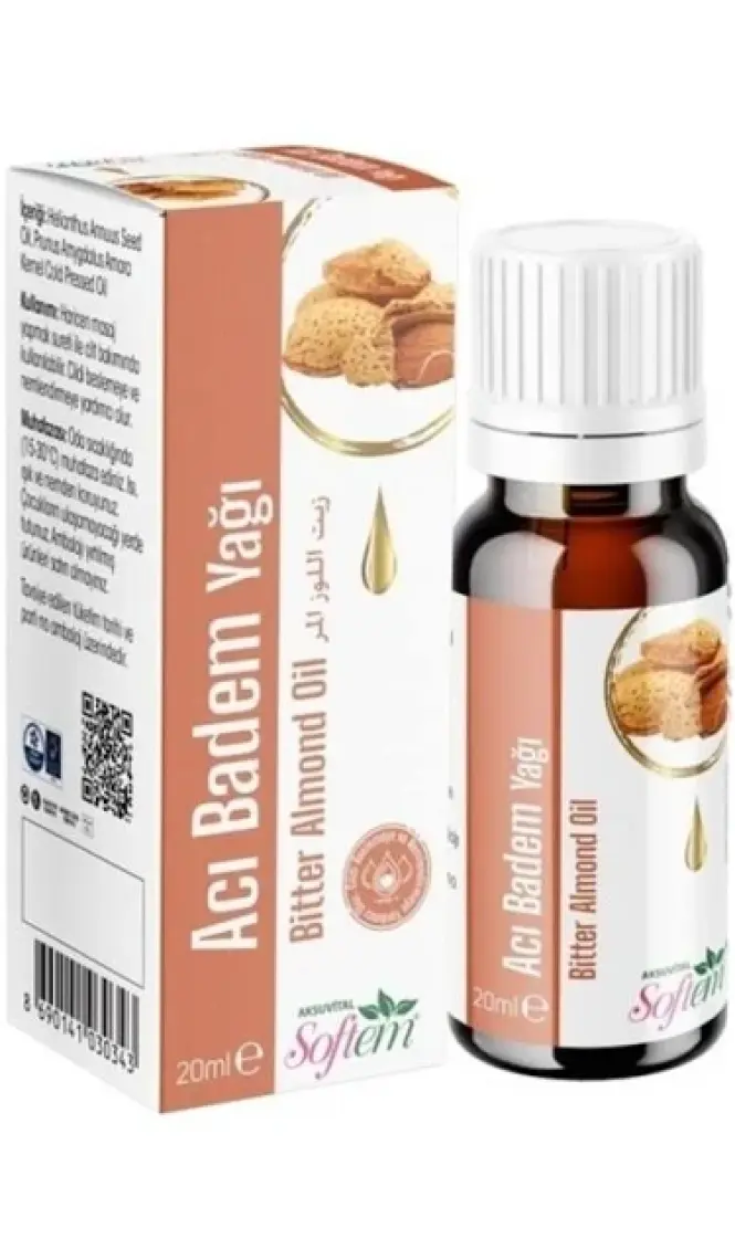 Softem Acı Bağdem Yağı 20 ml