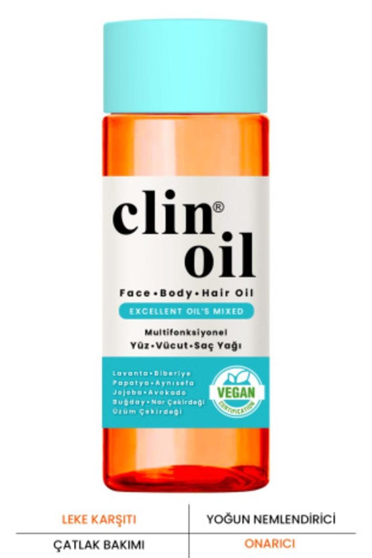 Clin Oil Multifonksiyonel Oil (YÜZ VUCÜT SAÇ) 100 ml