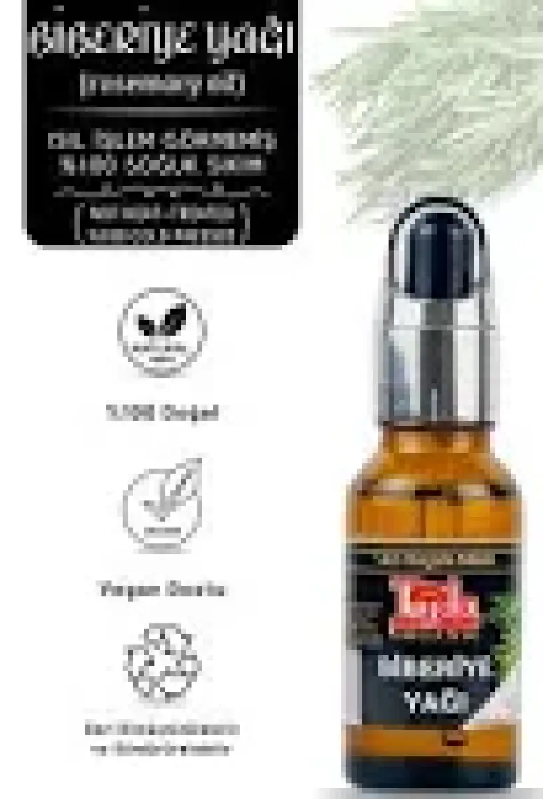 Biberiye Yağı 20 ml ( %100 Soğuk Sıkım ) Saç Bakımı