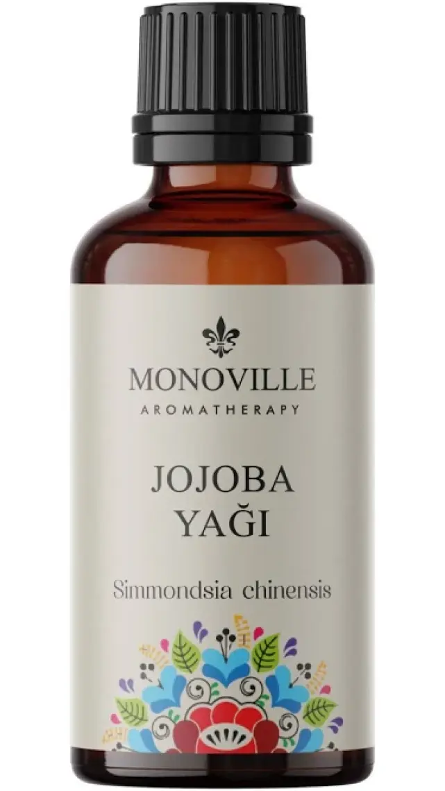 Monoville Jojoba Yağı - 30 ml, Besleyici Etki, Unisex, Soğuk Sıkım, %100 Saf ve Doğal Cilt ve Saç Bakımı için