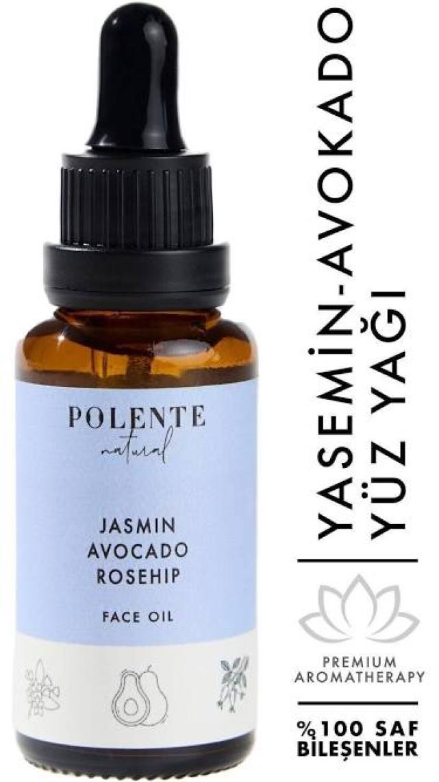 Polente Natural Yasemin & Kuşburnu Eşitleyici Yüz Yağı (30 ml)