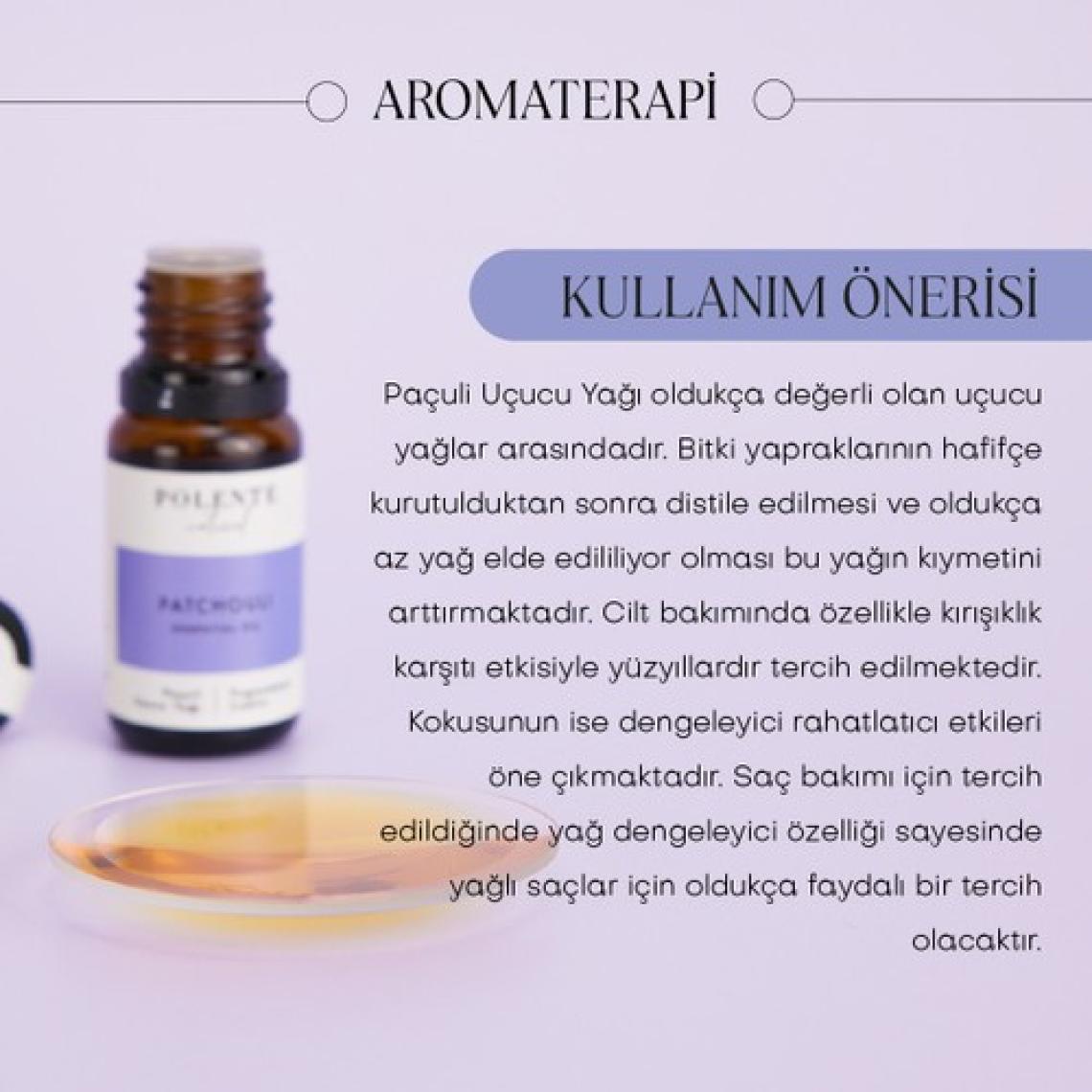 Polente Natural Patchouli Uçucu Yağı (10 Ml)