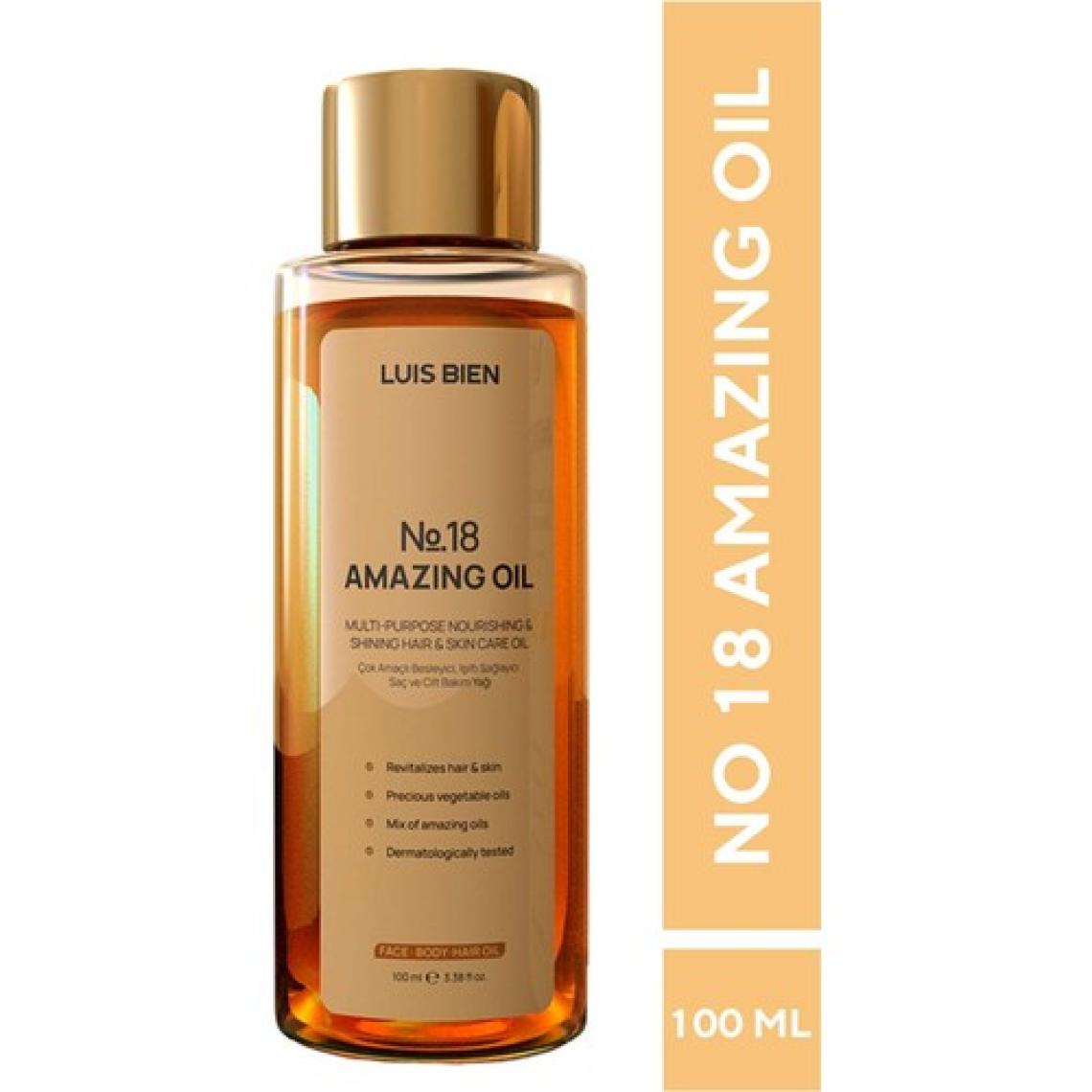 Luis Bien No:18 Işıltı Etkili Cok Amaçlı Bakım ve Onarım Yağı 100 ml