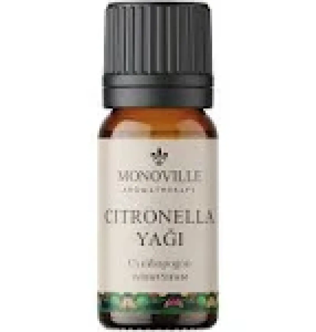 Monoville Citronella Uçucu Yağı 10 ml %100 Saf Ve Doğal ( Citronella Essential Oil )