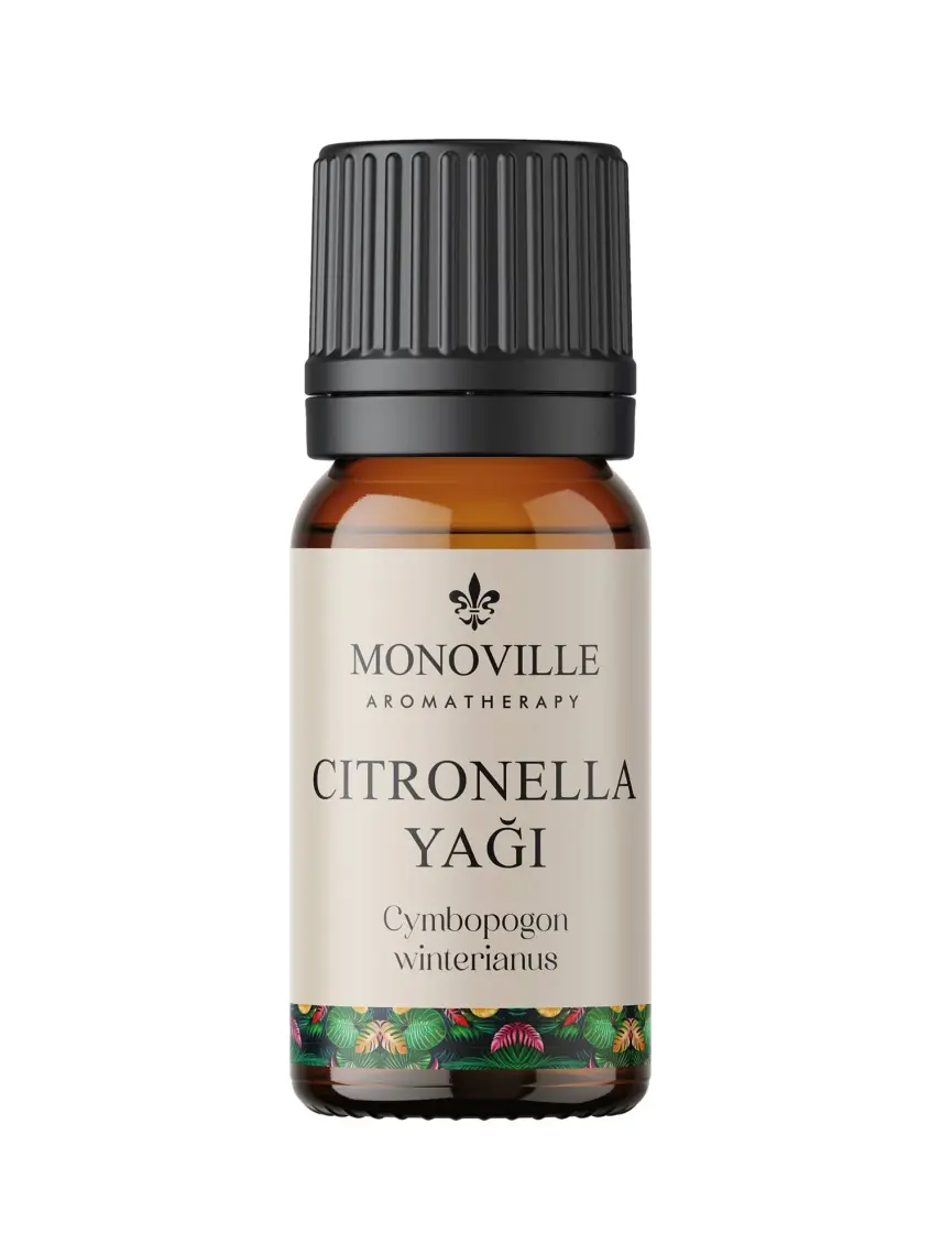 Monoville Citronella Uçucu Yağı 10 ml %100 Saf Ve Doğal ( Citronella Essential Oil )