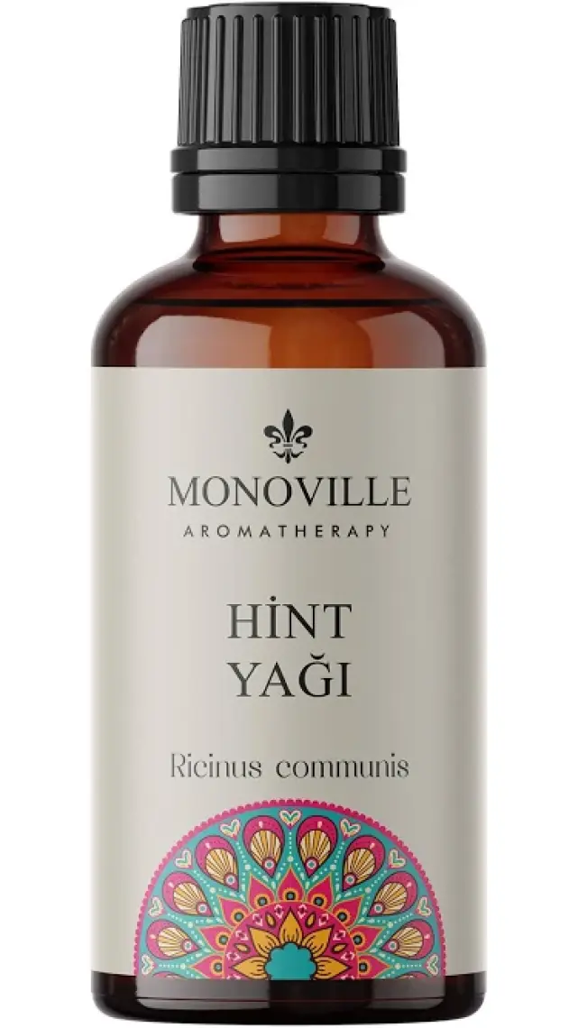 Monoville Hint Yağı (Yoğun Kıvamlı Yağ) 30 ml Soğuk Sıkım %100 Saf Ve Doğal ( Castor Oil )