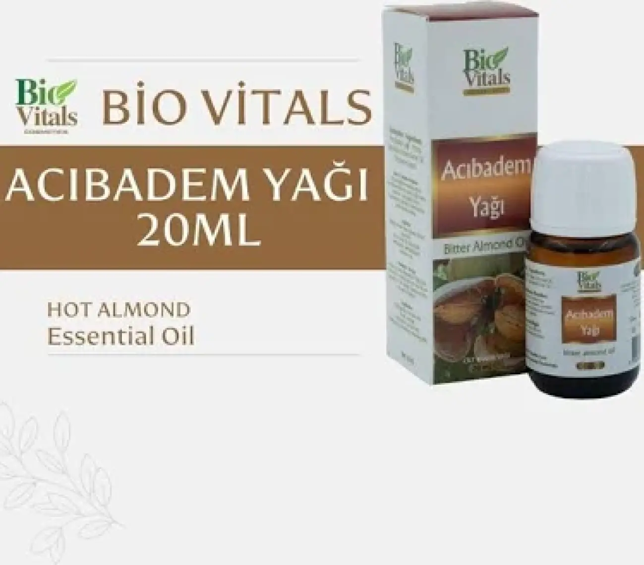 Bio Vitals Acıbadem Yağı 20 ml