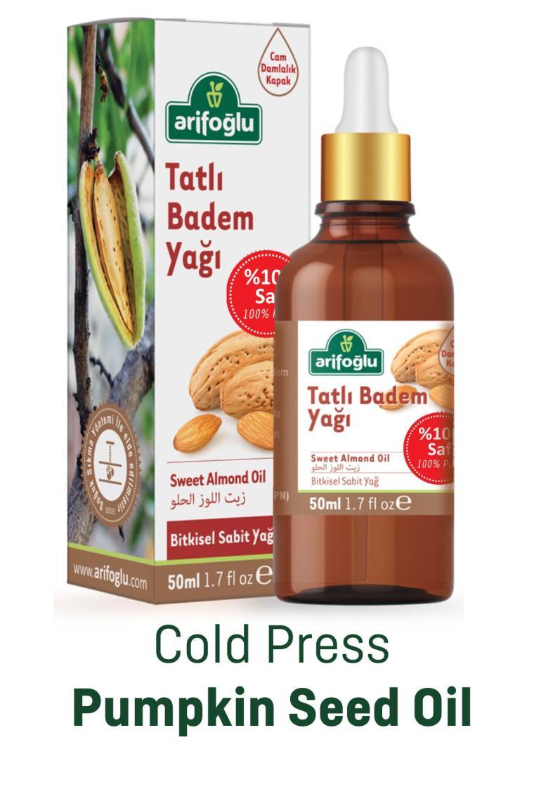 Arifoğlu Tatlı Badem Yağı 50 ml - (Soğuk Sıkım)