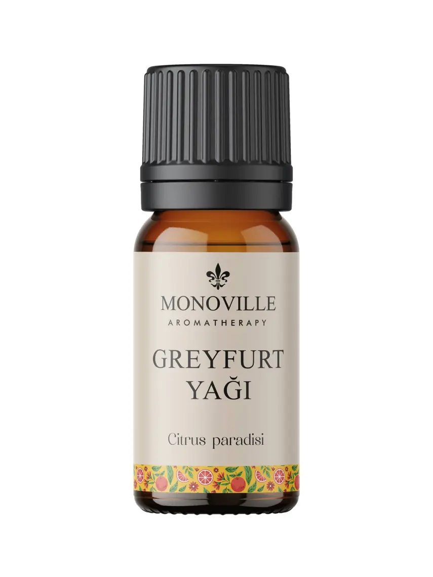 Monoville Greyfurt Uçucu Yağı 10 ml %100 Saf Ve Doğal ( Grapefruit Essential Oil )
