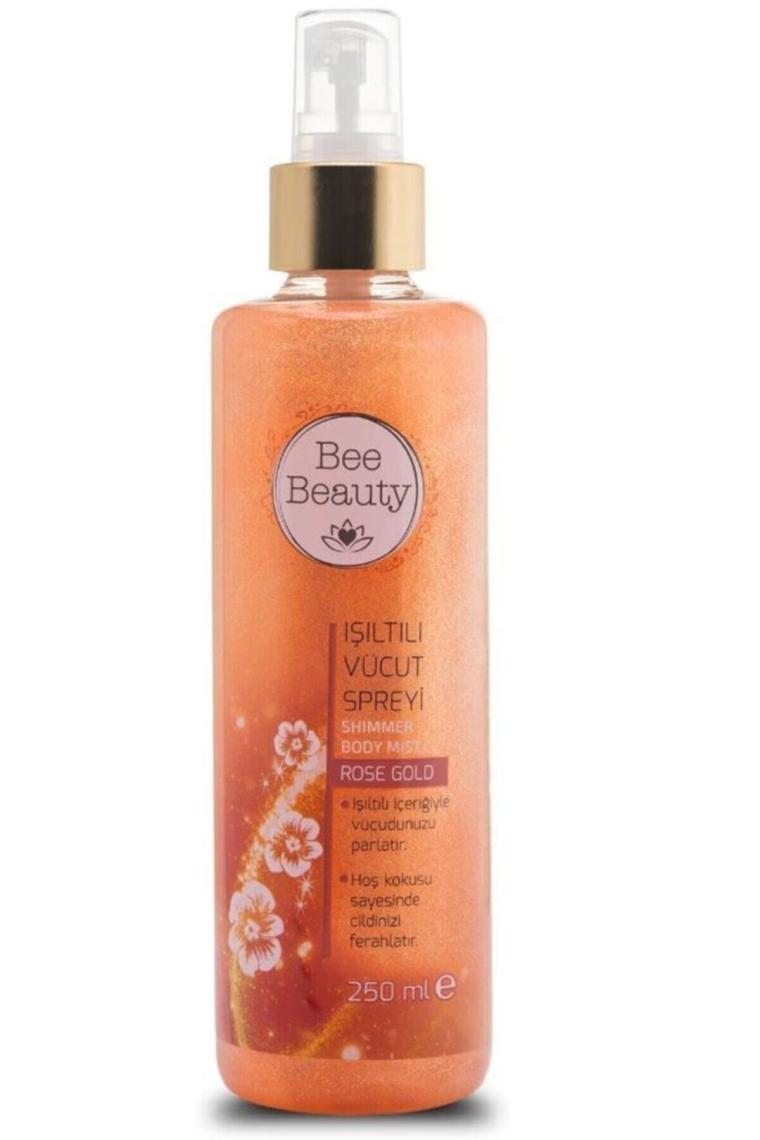 Bee Beauty Işıltılı Rose Gold 250 ml Vücut Spreyi