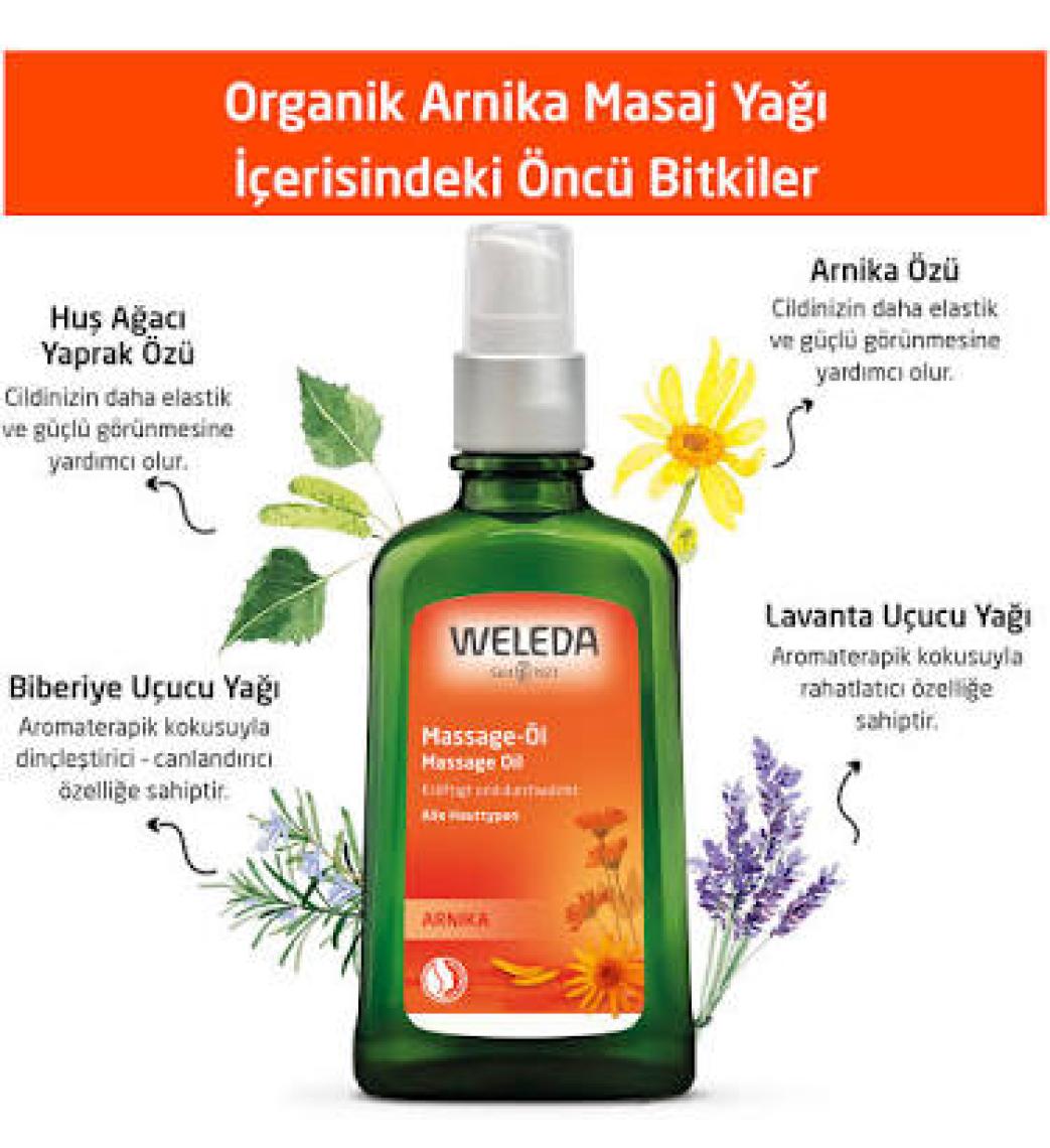 Weleda Arnika Masaj Yağı 100ml