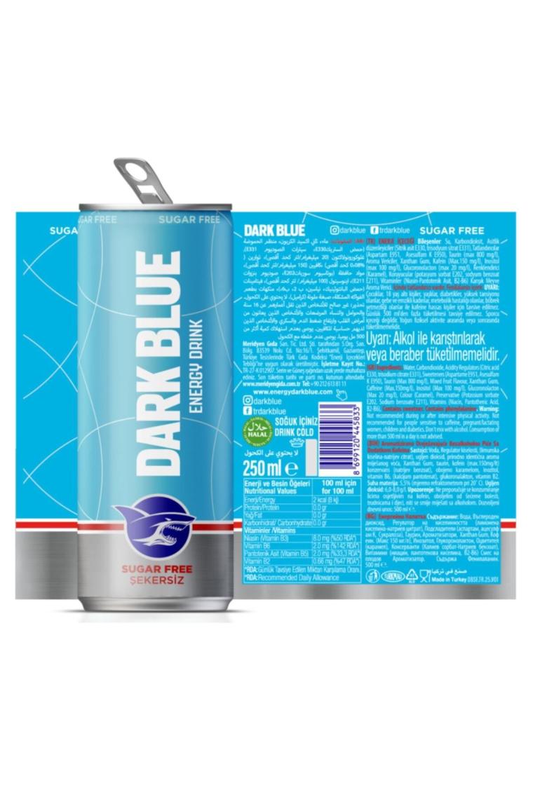 Enerji Içeceği, Şekersiz, 250 Ml (12'li Paket, 12 Adet X 250 Ml)
