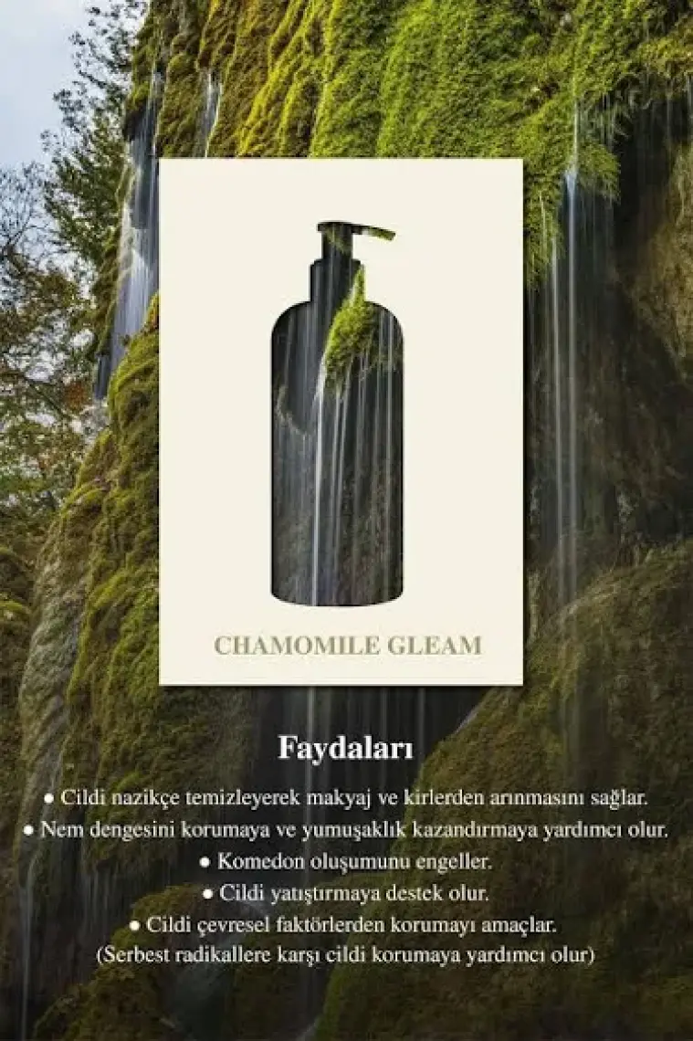 Clara Hygienics Chamomile Gleam Arındırıcı Yağ Bazlı Makyaj Temizleyici Vegan Yüz ve Vücut Temizleme Yağı 400 ml