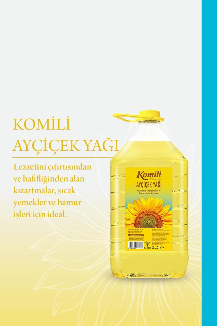 Ayçiçek Yağı 4 Lt Pet