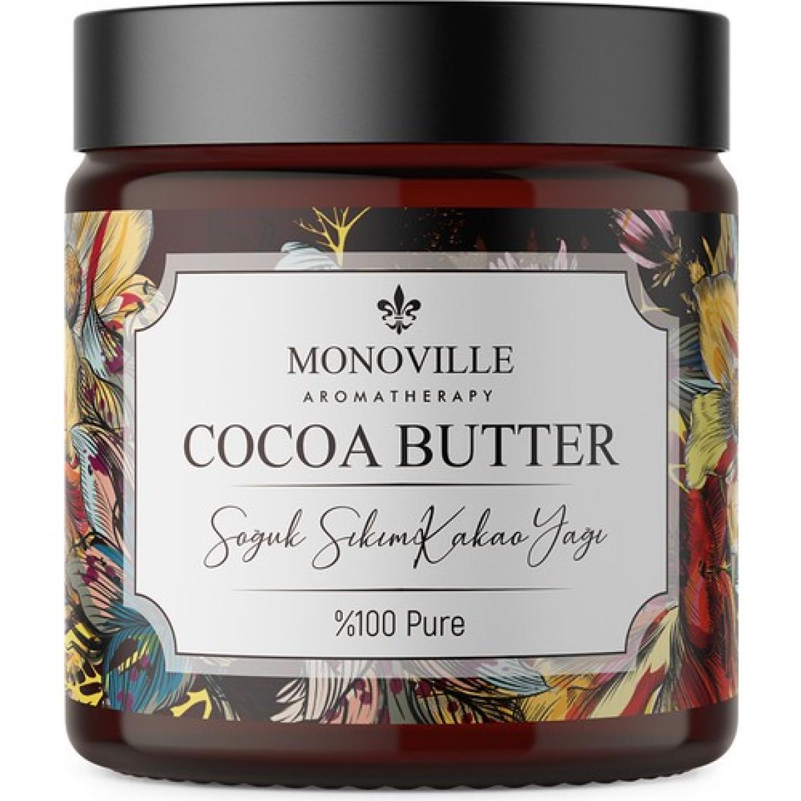 Monoville Nemlendirici Kakao Yağı 100 ml Soğuk Sıkım %100 Saf Ve Doğal (CACAO BUTTER)