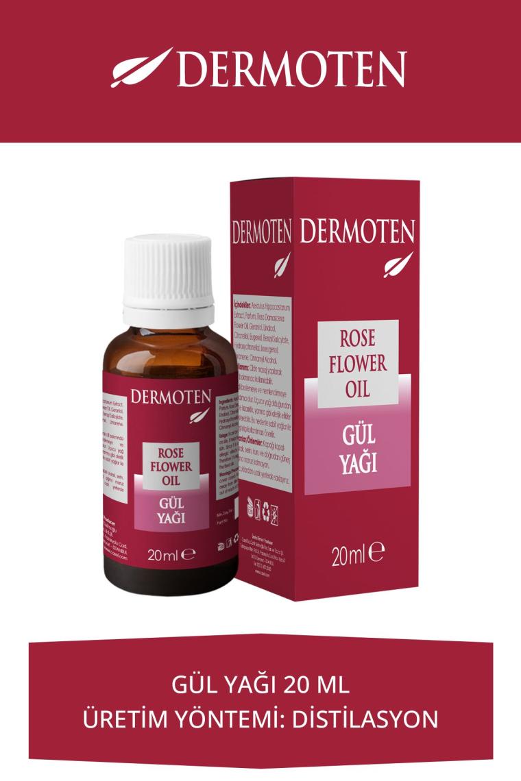 Dermoten Gül Yağı 20ml