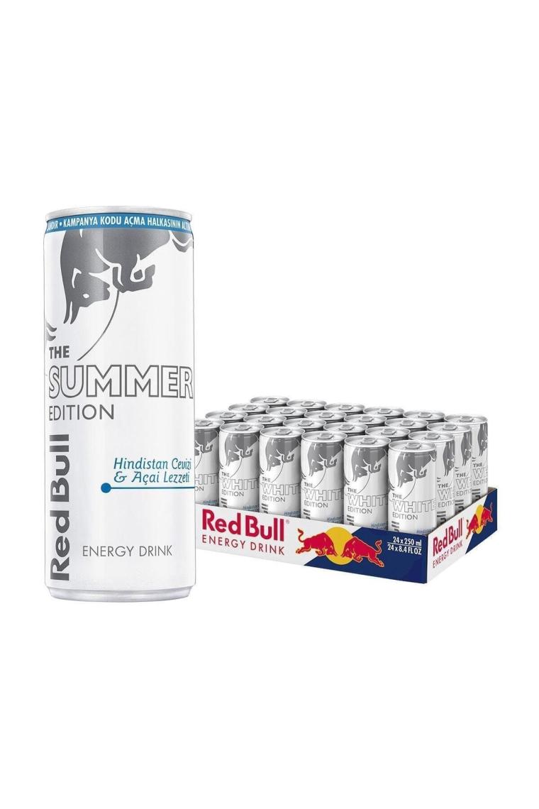 Red Bull White Edition Hindistan Cevizi & Açai 250 ml 24'lü Paket Enerji İçeceği