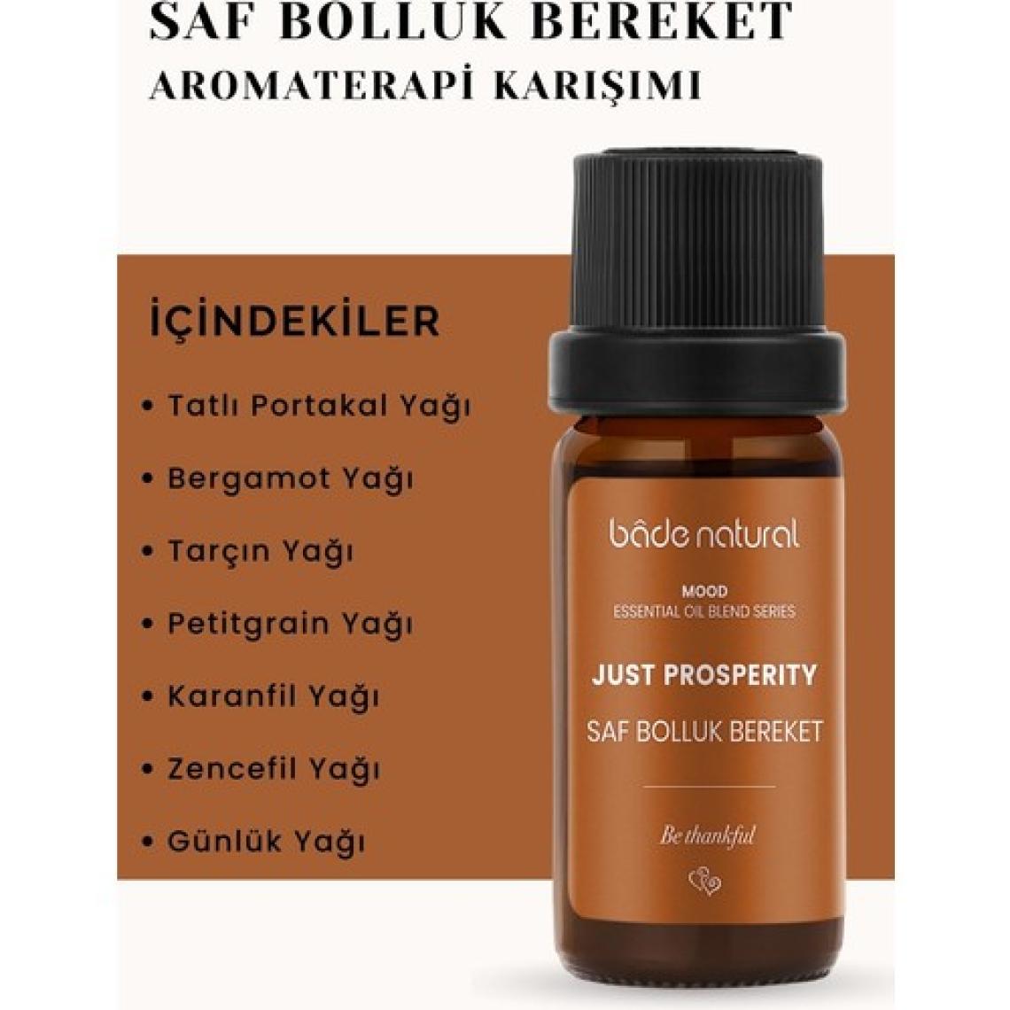 Bade Natural Saf Bolluk Bereket Aromaterapi Karışımı 10 ml