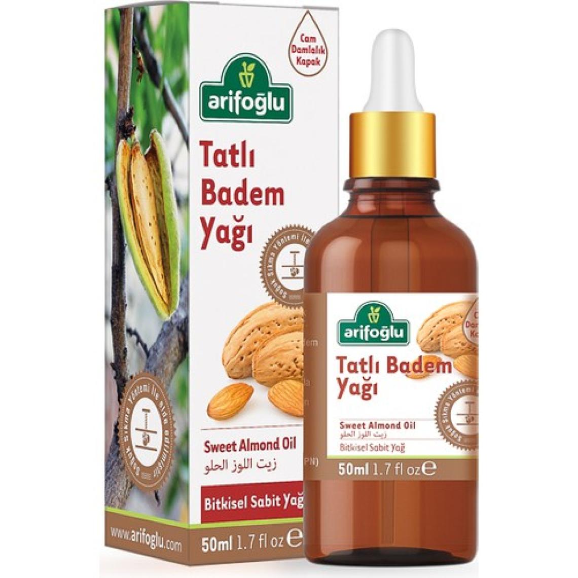 Arifoğlu Tatlı Badem Yağı 50 ml - (Soğuk Sıkım)