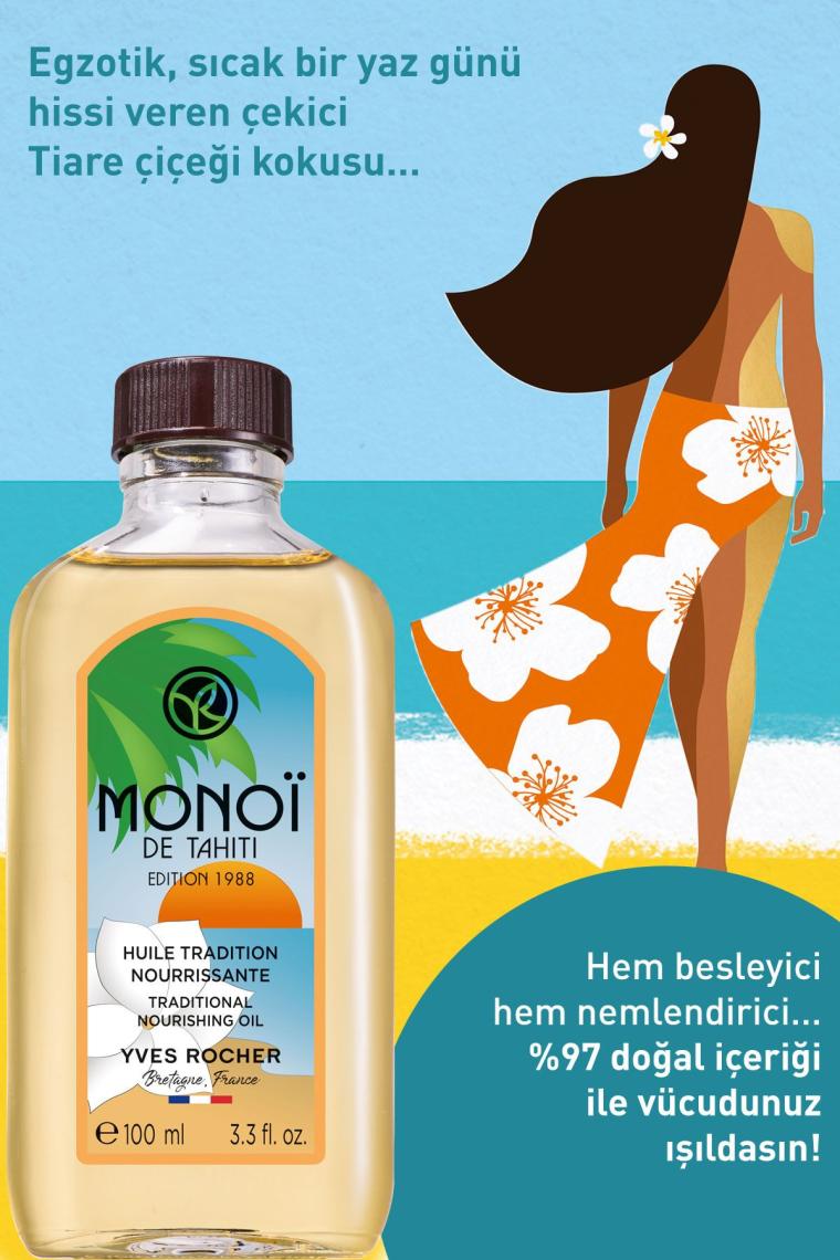 Monoi Saç ve Vücut Yağı-100 ml- 81225
