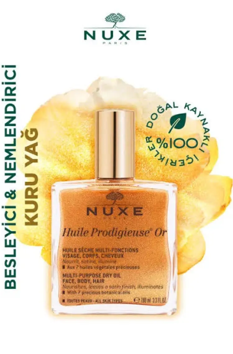 Nuxe Huile Prodigieuse Or Altın Parıltılı Kuru Bakım Yağı 100 ml