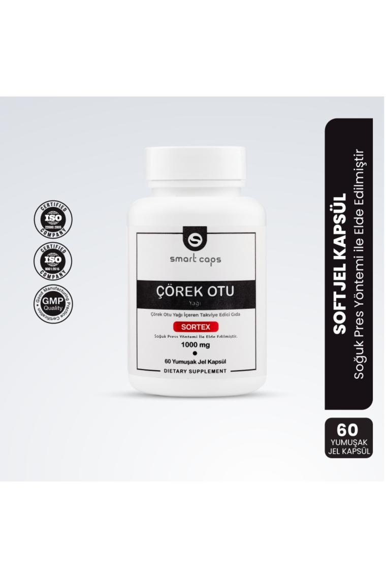 Smartcaps  Çörekotu Yağı 1000 Mg